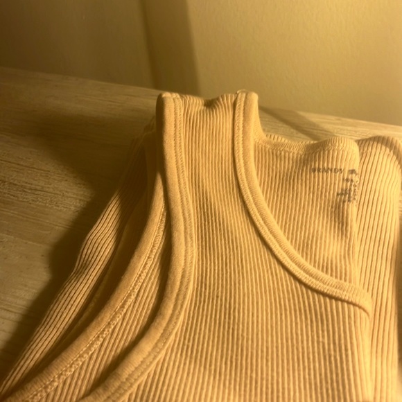 Brandy🩷Melville, Beyonca Long Tank, Size Small, Tight Fit. Color: light pink - Picture 2 of 3